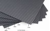 Kohlenstoff-Faser-Produkt-mit hoher Dichte bedeckt feste Kohlenstoff-Faser 0.2mm - 6mm