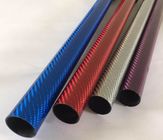 Kohlenstoff-Faser-Rohr hohe Modul-Kohlenstoff-Faser-Ausrüstungs-fertigte Mehrfarben-Kevlar Aramid Größen besonders an