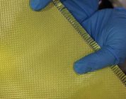 Gelbe Kohlenstoff-Faser-Verbundwerkstoffe kugelsichere Aramid-Gewebe 1000d 200GSM