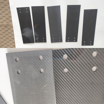 Rauer fertiger 3mm Kohlenstoff-Faserplatte 3K Twill für Maschine zerteilt